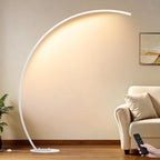 2000LM Ultra-Wide Coverage LED Lamps for Living Room with 3 Color Temperatures, Dimmable Arc Floor Lamps, Modern Standing Tall Lamp with Remote Control Reading Floor Lamp