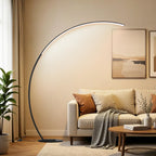 2000LM Ultra-Wide Coverage LED Lamps for Living Room with 3 Color Temperatures, Dimmable Arc Floor Lamps, Modern Standing Tall Lamp with Remote Control Reading Floor Lamp
