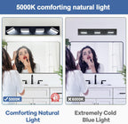 Torondo 360° Rotate LED Bathroom Vanity Light Fixtures, Acrylic Vanity Lights for Bathroom, Modern Wall Lighting Fixtures Over Mirror Living