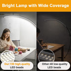 2000LM Ultra-Wide Coverage LED Lamps for Living Room with 3 Color Temperatures, Dimmable Arc Floor Lamps, Modern Standing Tall Lamp with Remote Control Reading Floor Lamp